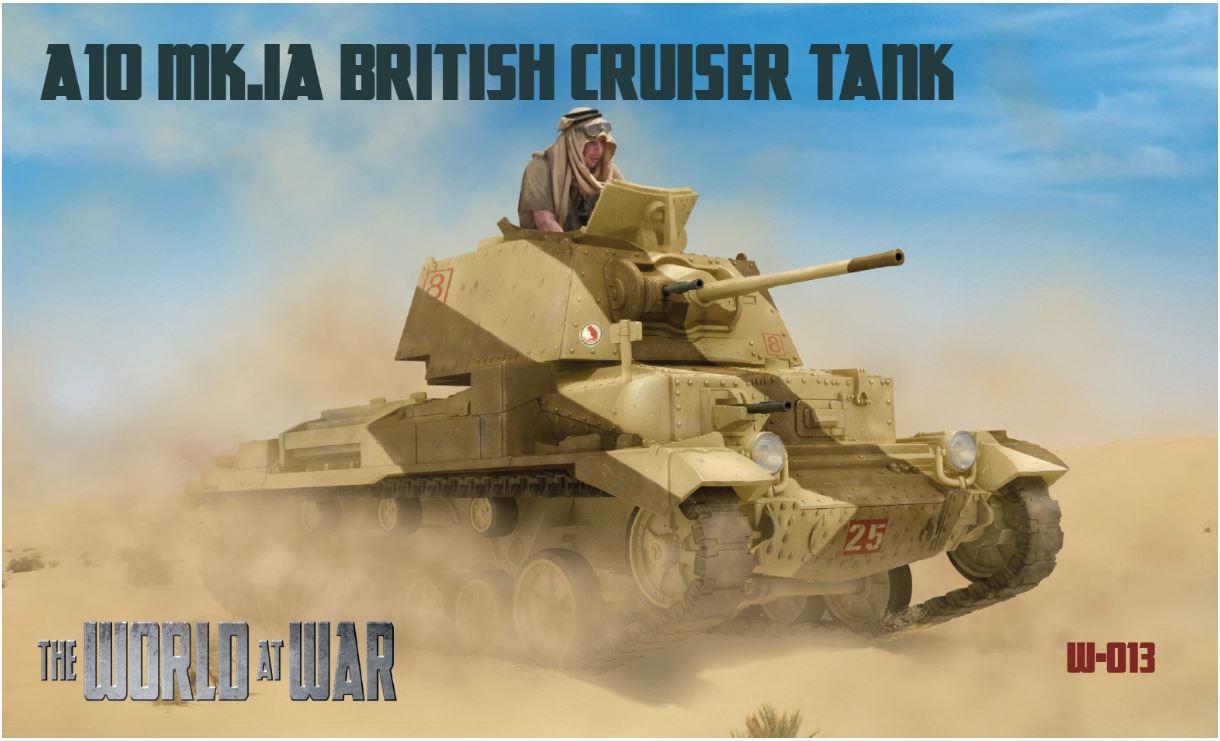 World At War 1/72 Scale MAGAZINE AND Model A10 BRITISH TANK WAW013