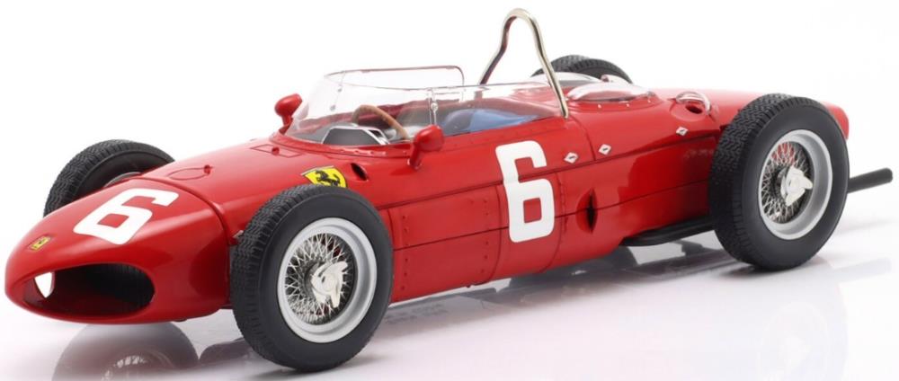 IXO Werk83 1:18th Scale Ferrari 156 Sharknose #6 Richie Ginther 3rd Belgian GP F1 1961
