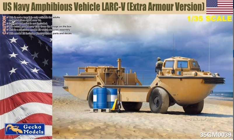 Gecko Models 1/35 Scale US Navy Amphibious Vehicle LARC-V 35GM0039