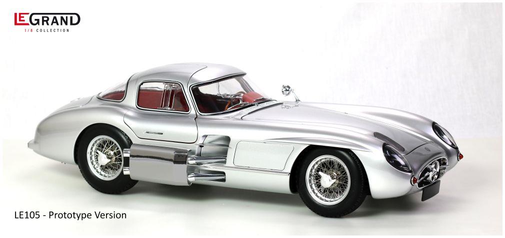 LeGrand 1:8 Collection 1:8th Scale Mercedes Benz 300 SLR Uhlenhaut Coupe 'The Red' (1:8th Diecast Kit)