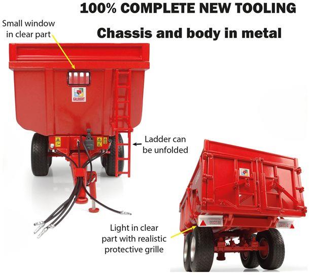 Universal Hobbies 1:32nd Scale Gilibert 1500 Profi Trailer