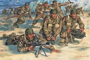 Italeri 1:72 Scale WWII British Commandos