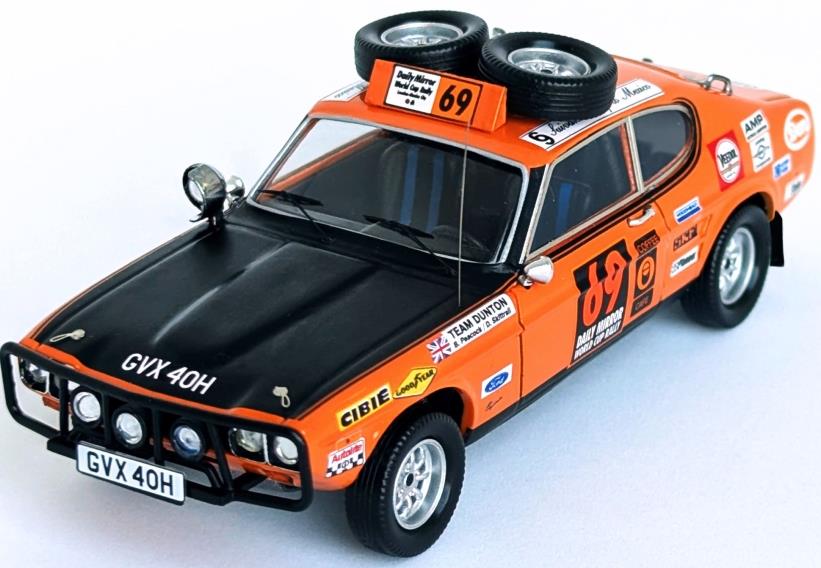 Trofeu  1:43rd Scale Ford Capri 2300 World Cup Rally London Mexico 1970 Brian Peacock/David Skitrall