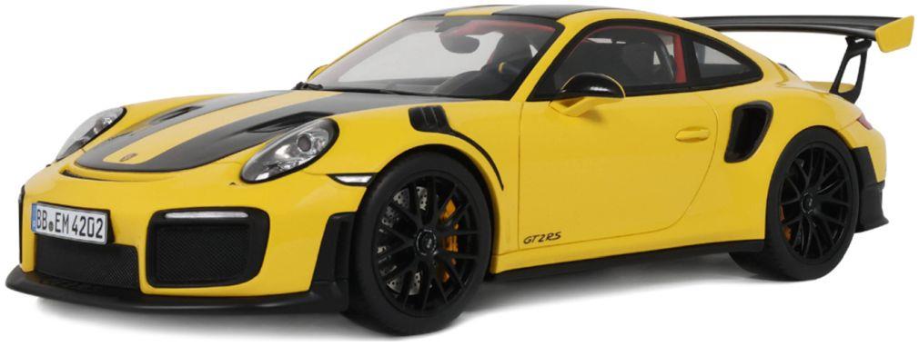 GT Spirit 1:18th Scale Porsche 911 [992.1] GTS2 RS Nurburgring Lap Record Yellow 2017