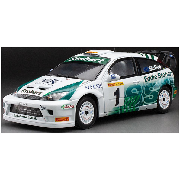 Sunstar 1:18 Scale Ford Focus RS WRC '03 #1 Colin McRae Pirelli Int Rally 2005 (Limited 1999pcs)