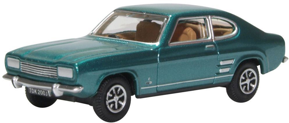 Oxford Diecast 1:76 Scale Ford Capri Mk1 Aquatic Jade