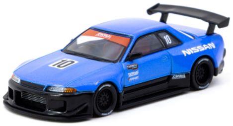 Tarmac Models 1:64th Scale Nissan Skyline (R32) (Tarmac Works 10th Anniversary) Blue/Black