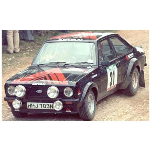Sunstar 1:18 Scale Ford Escort RS1800 #31 Shinozuka K.Harris B Rallye de Portugal Vinho do Porto 1981