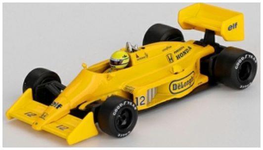 Mini GT 1:64th Scale Lotus 99T #12 Ayrton Senna 1987 Monaco Grand Prix Winner (LHD) Blister Packaging