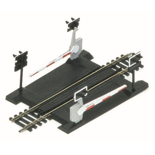 Hornby 1:76 / H0 / 00 Scale Level Crossing, Single Track