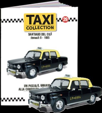 Atlas Editions 1:43 Scale Renault 8 - Santiago de Chile 1965 Taxi of the world - Centauria
