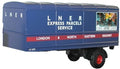 Oxford Diecast 1:76 Scale Box Trailer 2pc Set - LNER