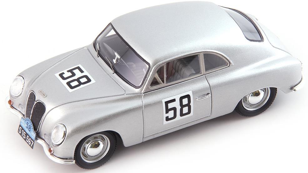 Autocult  1:43rd Scale DKW F91 Sportwagen 'Semperit Rallye 57' Silver