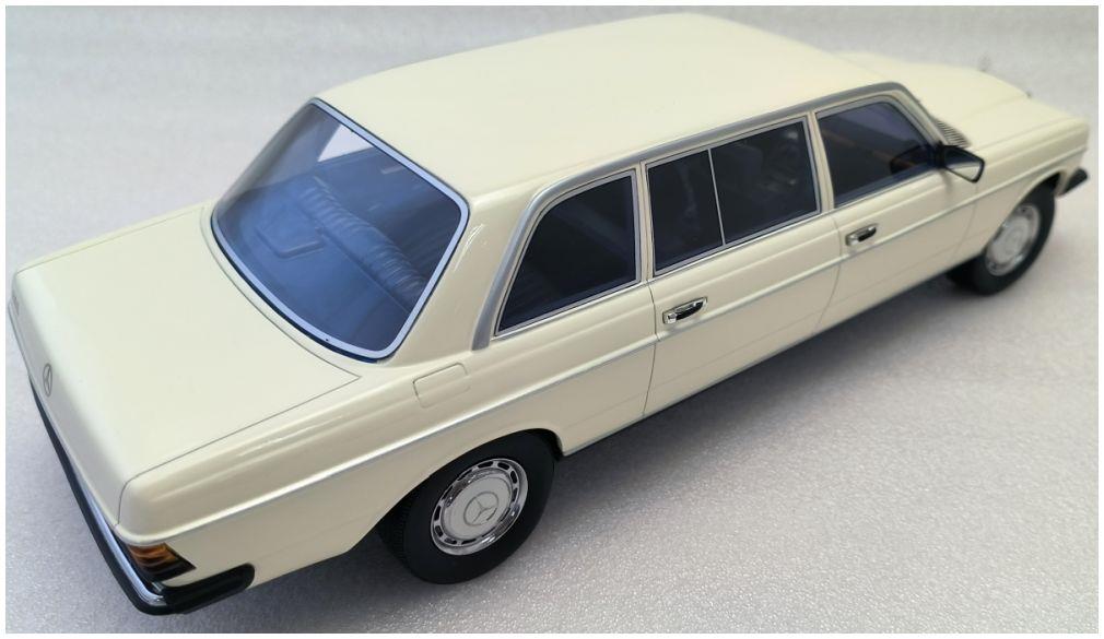 Cult 1:18 Scale Mercedes Benz W123 Lang White 1978