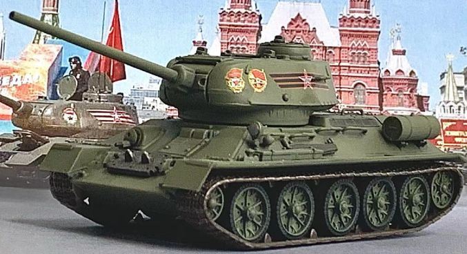 Dragon 1:72 Scale T-34/85 Russian Army Moscow Victory Day Parade