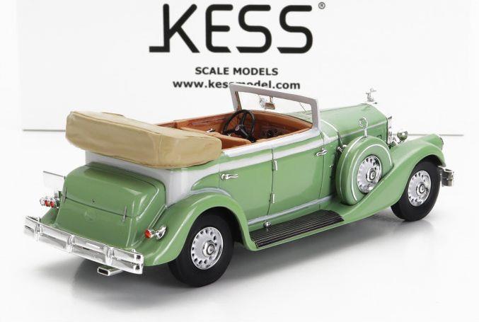 Kess 1:43 Scale Pierce Arrow 124 Green Convertible Berline Sedan Le Baron Open 1933