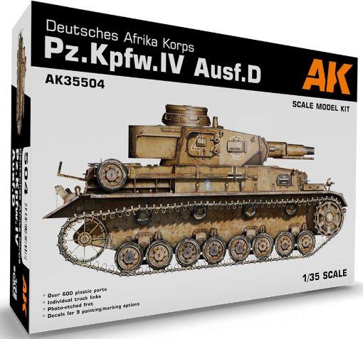 AK Interactive  1:35 Scale Pz.Kpfw.IV Ausf.D Deutsche Afrkia Korps
