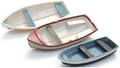 Artitec 1:87 Scale Polyester Rowing Boats (3x) Resin Kit, Unpainted