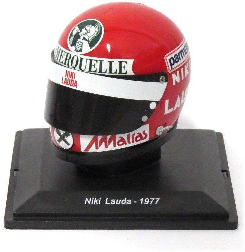 Atlas Editions 1:5th Scale Niki Lauda - 1977 Ferrari F1 Helmet Collection