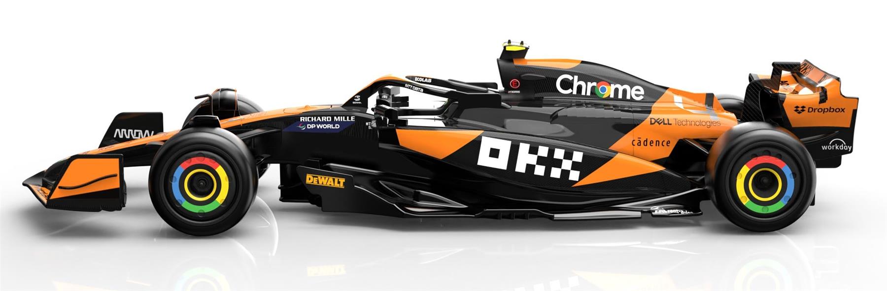 CMJ  1:18th Scale McLaren F1 Team MCL38 Orange 2024 #4