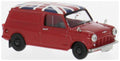 Brekina 1:87th Scale Austin Mini Countryman Red 1960 Union Jack