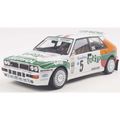 Solido 1:18 Scale Lancia Delta HF Integrale White #5 A.Aghini/S.Farnocchia Rally Monte Carlo 93
