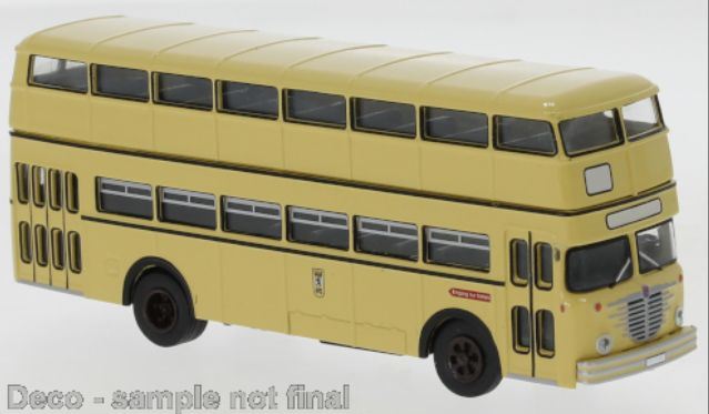 Brekina 1:87 Scale Bussing D2U Double Decker BVG 1960