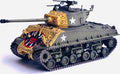 Dragon 1:72 Scale M4A3E8 Sherman 'Tiger Face' 25th Infantry Div. Han River Korea 1951