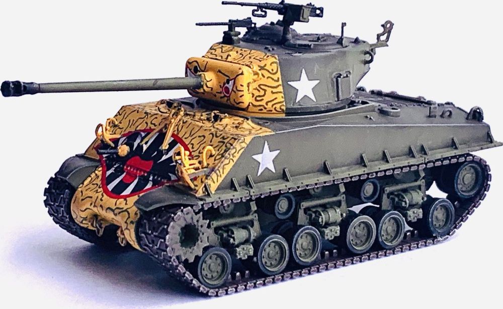 Dragon 1:72 Scale M4A3E8 Sherman 'Tiger Face' 25th Infantry Div. Han River Korea 1951