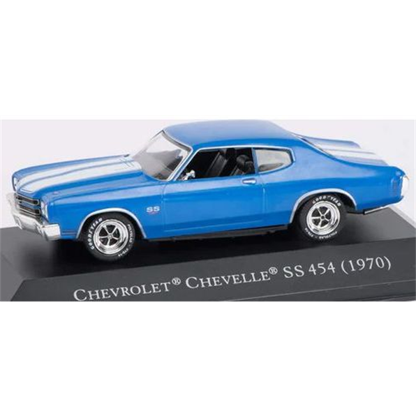 Atlas Editions 1:43 Scale Chevrolet Chevelle SS 454 (1970) - Blue - American Car Collection
