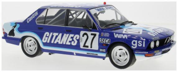 IXO  1:18th Scale BMW 528i (E28) 24h Spa 1982 #27 A.Cudini H.Regout/A.Peltier