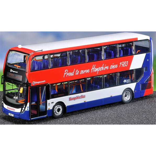 Northcord 1:76 Scale ADL Enviro 400 - Hampshire Bus (10700 � YEL 4T)