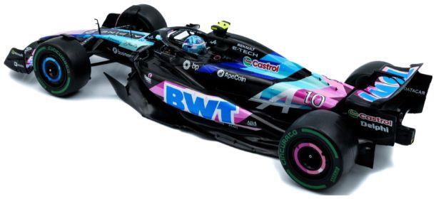 Solido 1:18 Scale Alpine F1 Team A524 Blue P.Gasly Brazilian GP 2024