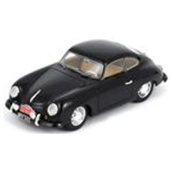 Spark 1:43 Scale Porsche 356 1500 #422 Monte Carlo Rally 1953 R. von Frankenberg/K.O Bendix Black