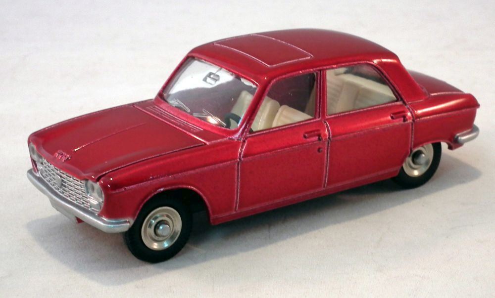 Atlas Editions   Peugeot 204 -Red (510) Atlas reproduced 'Dinky'
