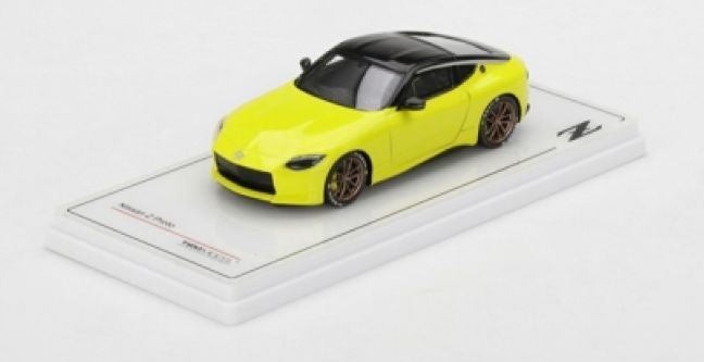 Truescale TSM 1:43 Scale Nissan Z Proto Yellow