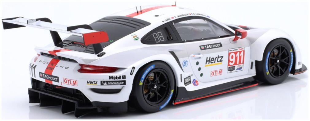 IXO 1:18 Scale Porsche 911 RSR #911 3rd GTLM-Klasse 24h Daytona 2020 Porsche GT Team