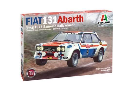 ITALERI IT3621 1/24 Scale  FIAT 131 ABARTH 1977 SAN REMO RALLY