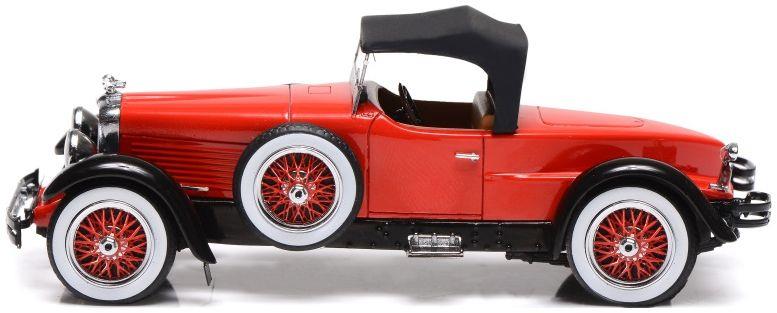 Esval 1:43 Scale Stutz Blackhawk Roadster 1928 Closed Red Black