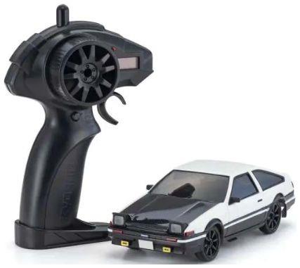 Kyosho  1:28th Scale Initial-D Sprinter Trueno AE86 White/Black Carbon Kyosho First Mini-Z