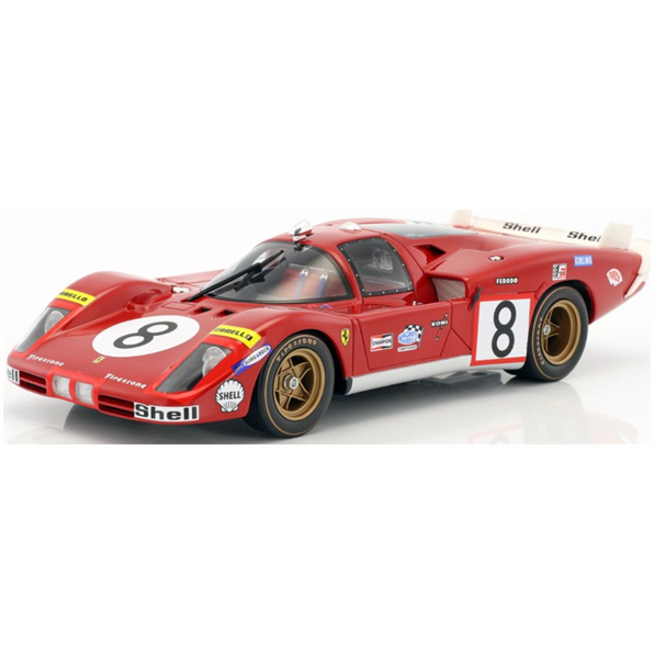 IXO 1:18 Scale Ferrari 512S Long Tail #8 24h Le Mans 1970 Merzario/Regazzoni