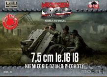 First to fight kits 1:72 Scale 7.5cm LeIG German Infantry Cannon w/crew