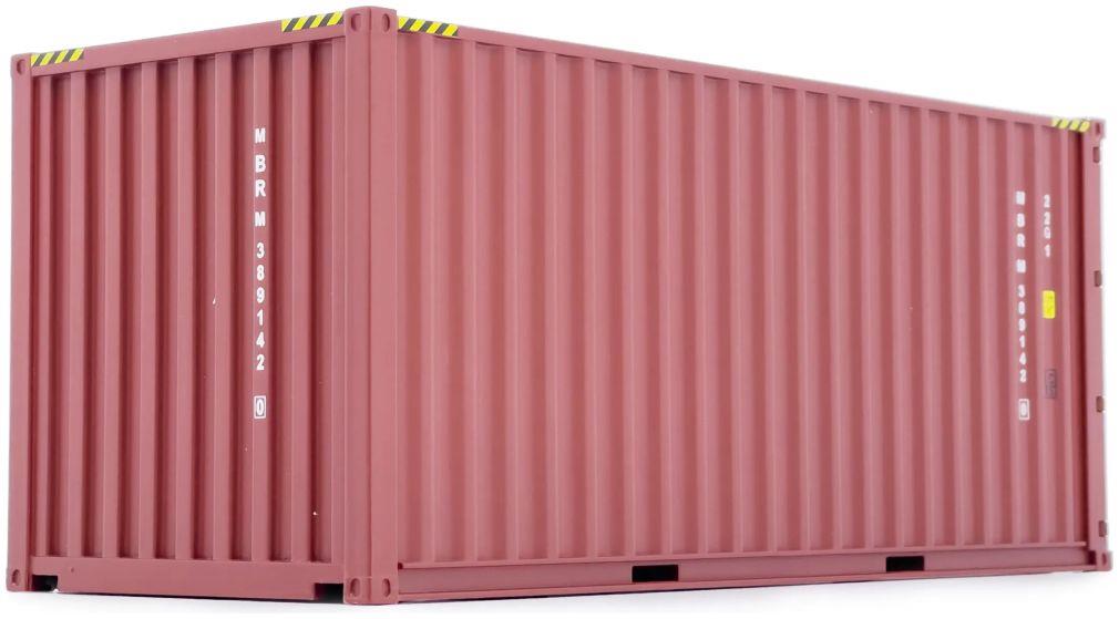 Marge Farm Models 1:32nd Scale Sea Freight Container Brown 20ft