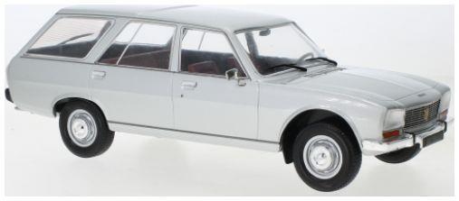 Model Car Group MCG 1:18 Scale Peugeot 504 Break Silver 1976