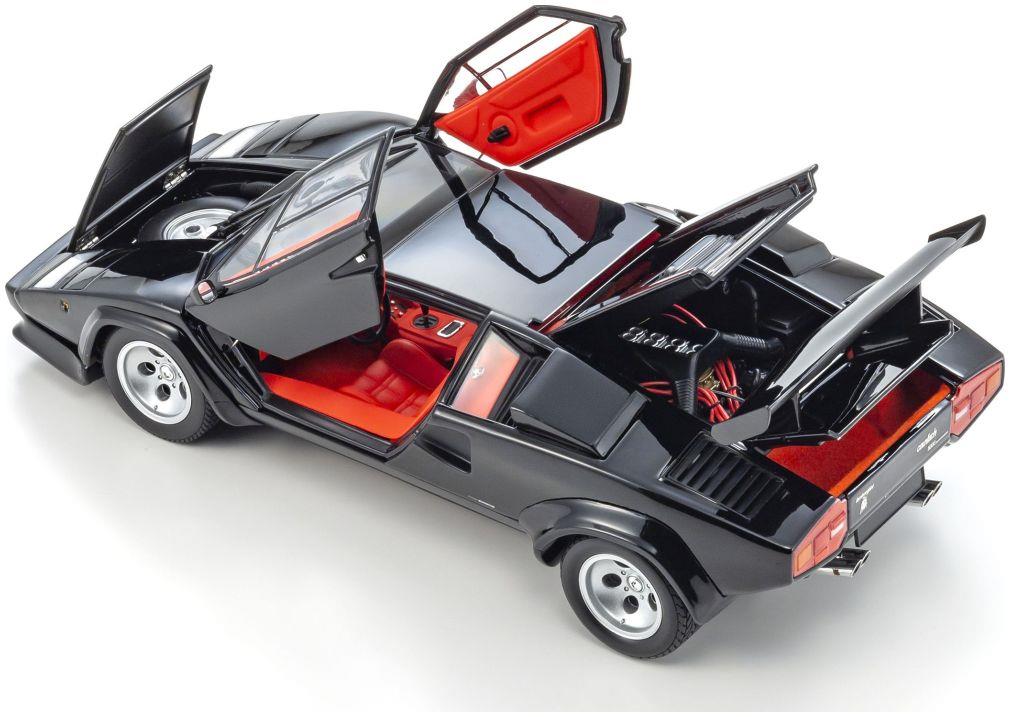 Kyosho 1:18 Scale Lamborghini Countach LP5000 Quattrovalvove Black