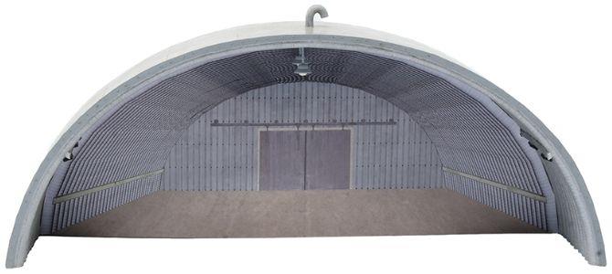 1:72 Scale Low Relief Hardened Aircraft Shelter