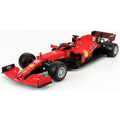 Burago 1:18 Scale Ferrari SF21 #55 Carlos Sainz 2021 Season Car - Exclusive - Red wall soft tyres
