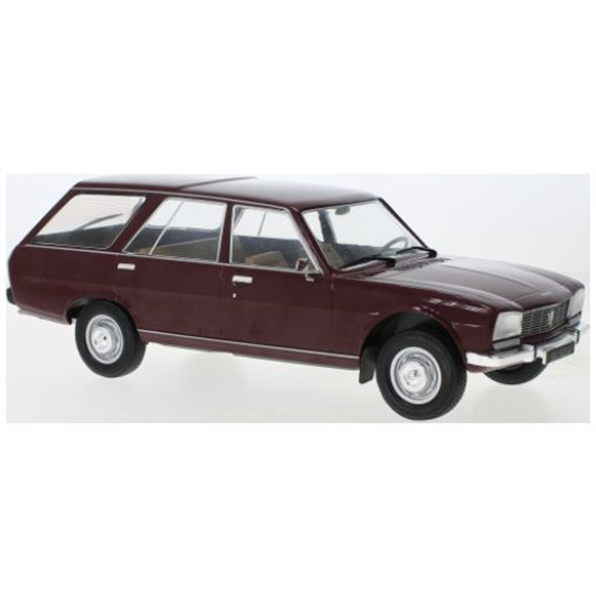 Model Car Group MCG 1:18 Scale Peugeot 504 Break Dark Red 1976
