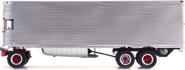 Autocult 1:43 Scale Fageol TC Cargo Liner Silver
