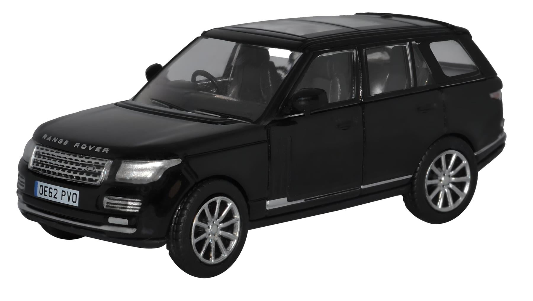 Oxford Diecast 1:76 Scale Range Rover Vogue Santorini Black (Prince William)
